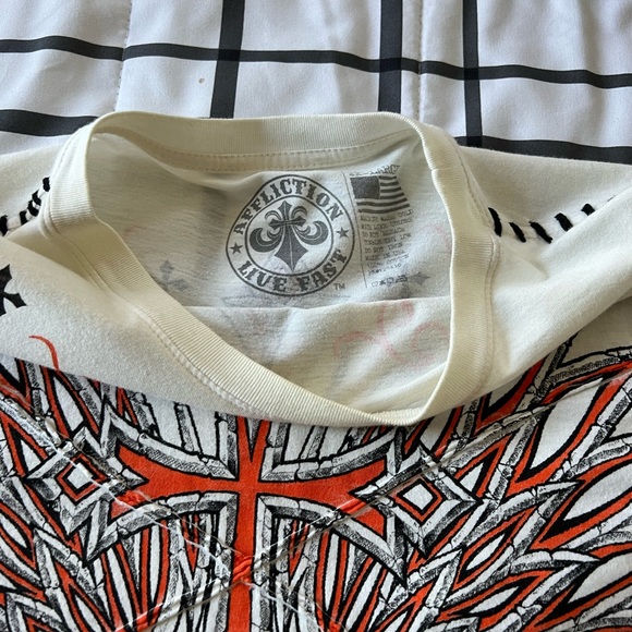 Men’s affliction short sleeve T-shirt xl - Picture 3 of 3